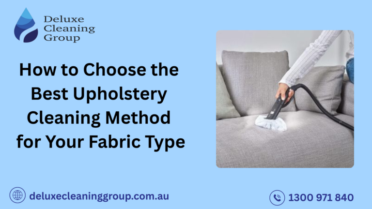 Upholstery Cleaning