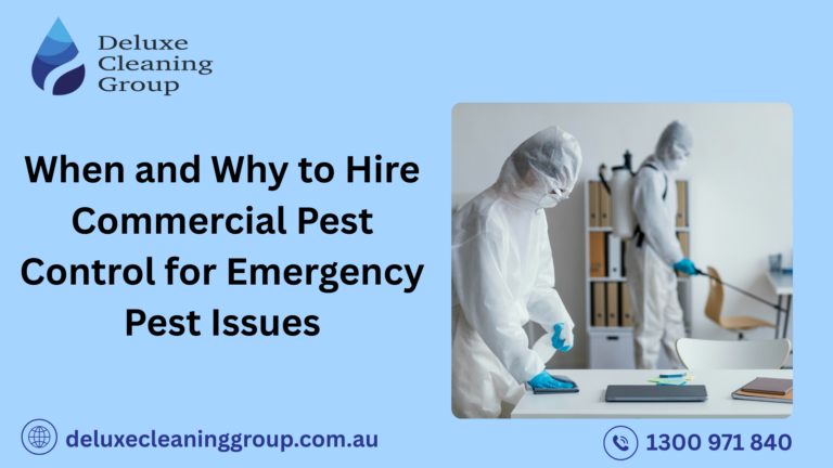 When and Why to Hire Commercial Pest Control for Emergency Pest Issues